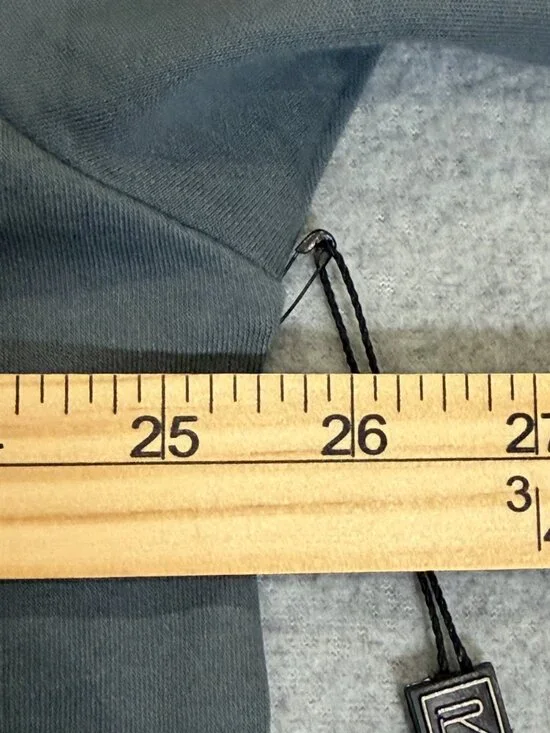 Reserved Supply Mens Oversize Fit T-Shirt Slate Blue Large Cotton Stretch NWT - Picture 11 of 12